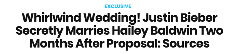Illustration for article titled So Are Justin Bieber & Hailey Baldwin Married or Not?